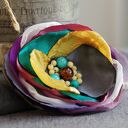 Elegancka broszka przypinka kwiatek do marynarki sukienki