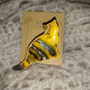 broszka ceramiczna kot