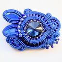 Chaber broszka sutaszowa