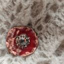 broszka ceramiczna kwiat