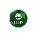 Przypinka do klapy marynarki - 1UP Mario