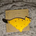 broszka ceramiczna kot