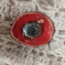 broszka ceramiczna kwiat