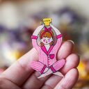 Broszka poranna joga Eweliny