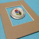 Ręcznie haftowana broszka GLORIA