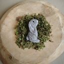 Długouchy - broszka filcowana