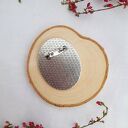 Broszka Magnolie wieczorową porą - haft ręczny