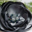 Elegancka broszka kwiatek przypinka do marynarki sukienki, broszka przypinka kwiatek