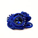 Chaber broszka sutaszowa