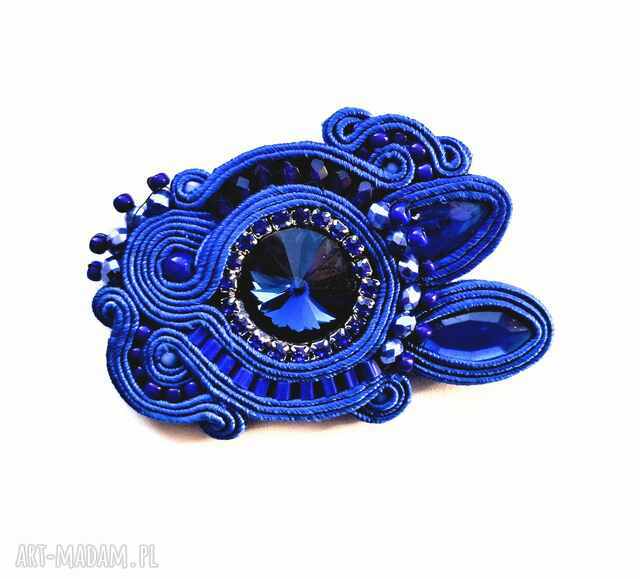 Chaber broszka sutaszowa