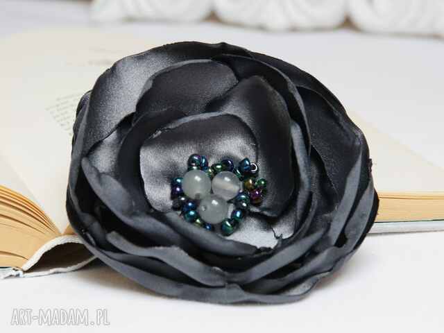 Elegancka broszka kwiatek przypinka do marynarki sukienki, broszka przypinka kwiatek