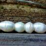 biała perła broszka agrafka z białymi perłami
