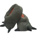 Zabawne kapcie ŁAPY DINOZAURA - wełna merynos 32/33 (20 cm)
