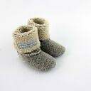 Bambosze / hand made / gruba wełna z misiem