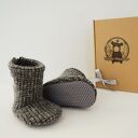 Bambosze handmade / wełna zapinane na zamek
