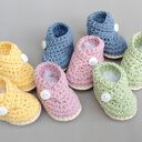 Miękkie buciki newborn z bawełny 100% - na prezent na narodziny