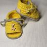 niemowlaka, dzianinowe buciki dla dziecka poniżej szydełkowe sandałki
