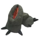 Zabawne kapcie ŁAPY DINOZAURA bambosze męskie roz. 44/45x29 cm wełna