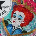 Na zamówienie Ręcznie malowane trampki ALICJA W KRAINIE CZARÓW