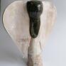 brązowe ręcznie zrobiony perłowy 2 anioł z ceramiki rękodzieło
