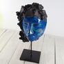 dekoracja twarz maska blue mask technika raku