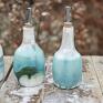 Azul Horse butelka do oliwy ceramika na prezent kamionkowa, dozownik do octu