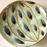 Misa / patera "Niebieskie łezki" - ceramiczny talerz ozdobny