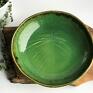 ceramika zielone misa ceramiczna liść monstery prezent
