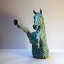 figurka aleksander - rzeźba ceramiczna koń ceramika