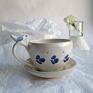 ceramika: prezent handmade filiżanka do herbaty
