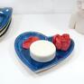 Fingers Art Ceramiczna misa / patera - do sypialni, kuchni, łazienki - ceramika miseczka na mydło