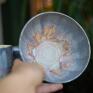 ceramika: Misa (m )- miska śniadaniowa - miseczka szaroróżowa