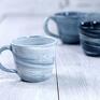 do herbaty handmade „marble” gray 225 ml/ 8 ceramika porcelanowy kubek