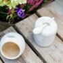 pojemniki ceramiczne ceramika kamionkowy na różności 2 szt herbatę rękodzieło na prezent