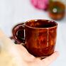 ceramika: Zestaw kawowy - esspresso 2 kubki plus czarka ogniste kubek do herbaty na prezent