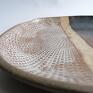 Eva Art Duży "Etno" 1 - ceramika rękodzieło talerz z gliny