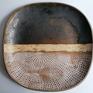 ceramika: Duży talerz "Etno" 1 - rękodzieło pomysl na prezent