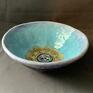Ceramiczna umywalka Blue Sky - ręcznie robiona z gliny
