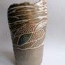 Wazon "Wpływy" - ceramika rękodzieło pomysl na prezent dekoracja wnętrza