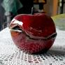 unikaty Sita popielnica ceramiczne owoce jabłko - cukiernica szkatułka