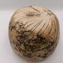 Eva Art pojemnik ręcznie zrobiony ceramika rękodzieło "kopry" pomysł na prezent cukiernica z gliny