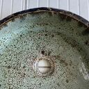 Ceramiczna umywalka nablatowa „Skalisty brzeg” - ręcznie robiona z szamotu (przecena)
