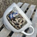 Kubek XXL 600 ml - Dama z łasiczką i gronostajem (białej ceramiki handmade)