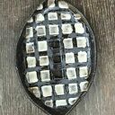 Ceramiczna mydelniczka ręcznie robiona w kratkę