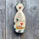 Kot ceramiczny do powieszenia