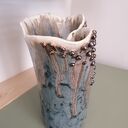 Zestaw dwóch wazonów "Deszcz meteorów" (ceramika handmade)