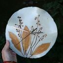 Zegar ceramiczny Konwalie na ścianę - 25 cm i cichy mechanizm