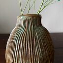 Wazon ceramiczny "Deep Lines"