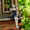 Anioł siedzący ceramiczny