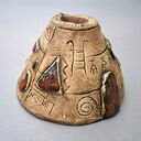 Ręcznie wykonany ceramiczny świecznik rustykalny